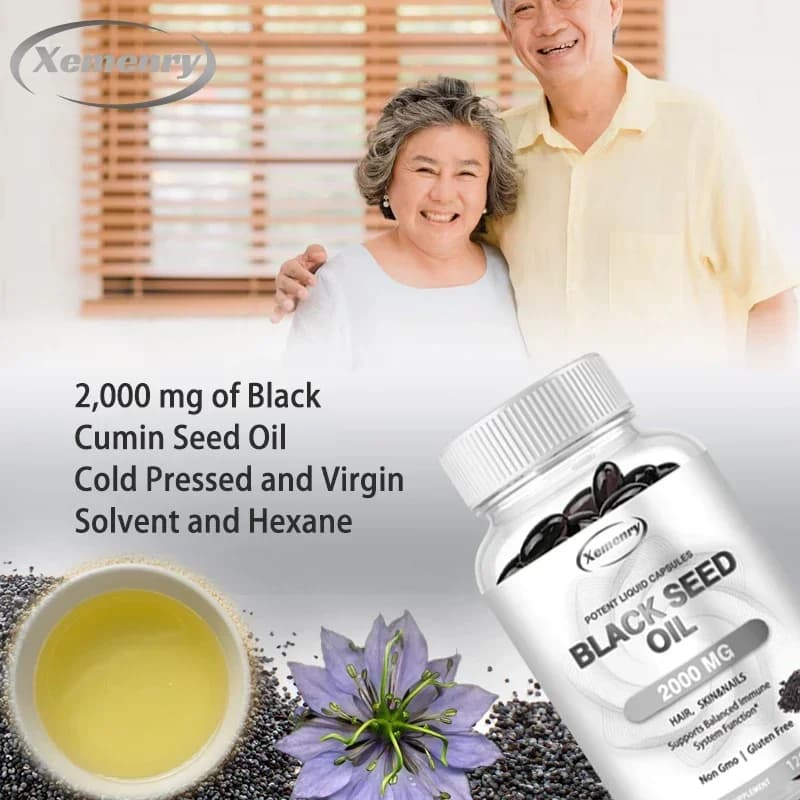 vegan black seed oil capsules — image 5