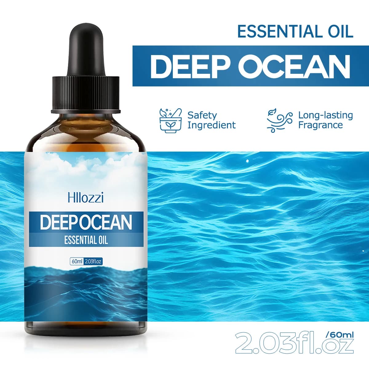 bottle of deep ocean essential oil — image 3