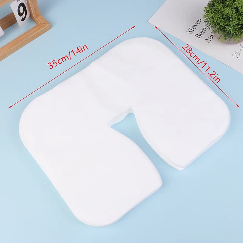Disposable spa face massage pads in a pack — image 4