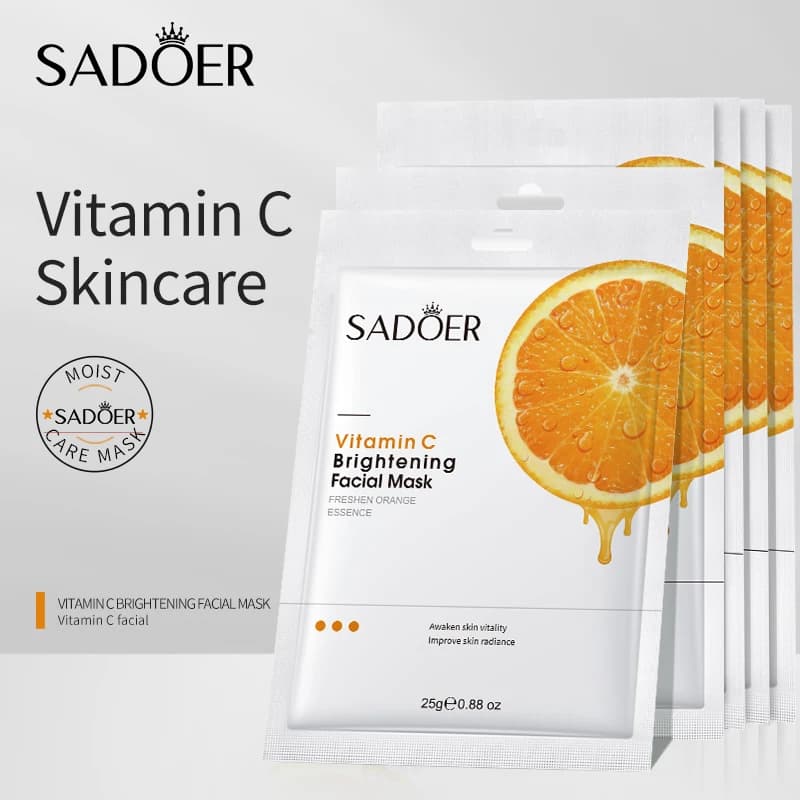 Vitamin C Facial Mask – Blackhead Removal, Pore Tightening, Brightening