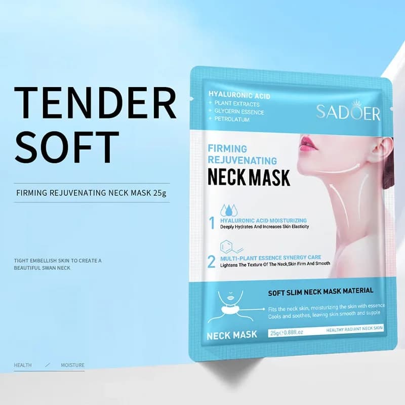 SADOER hyaluronic acid collagen neck mask sheets — image 2