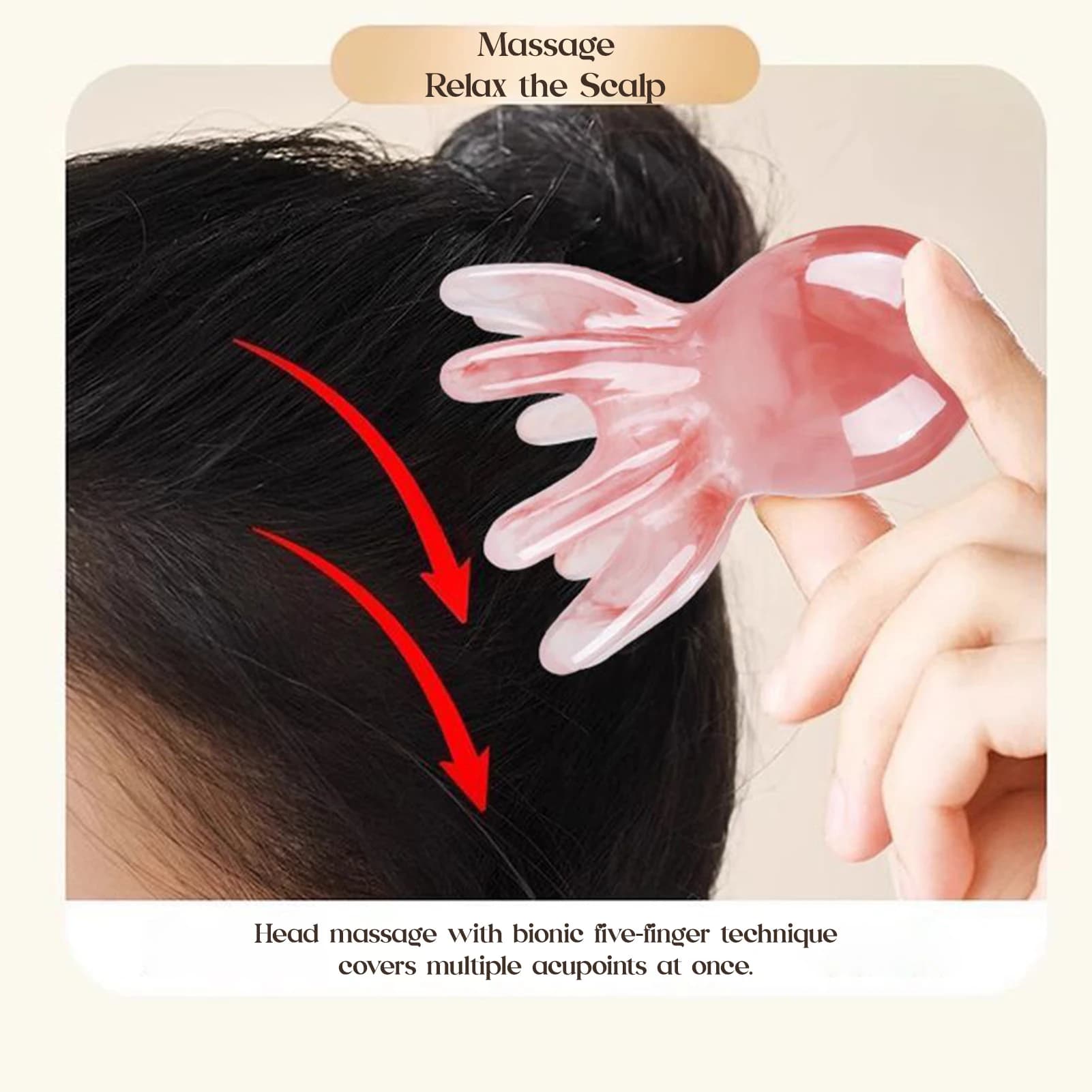 Octopus head shaped manual acupressure massager — image 5