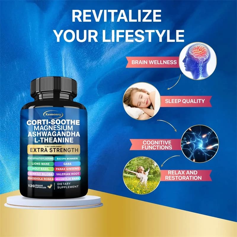 Corti-Soothe cortisol support supplement bottle — image 4