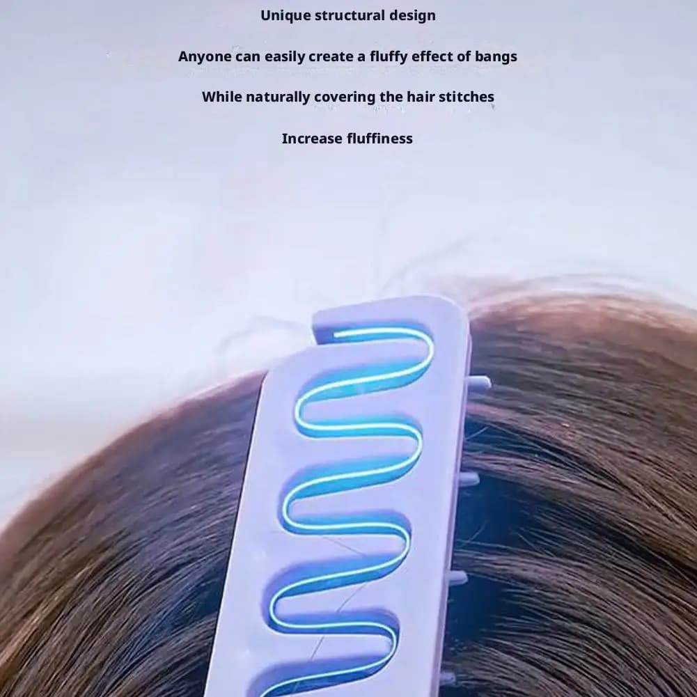 men's texturizing hair comb with fluffy teeth — image 5