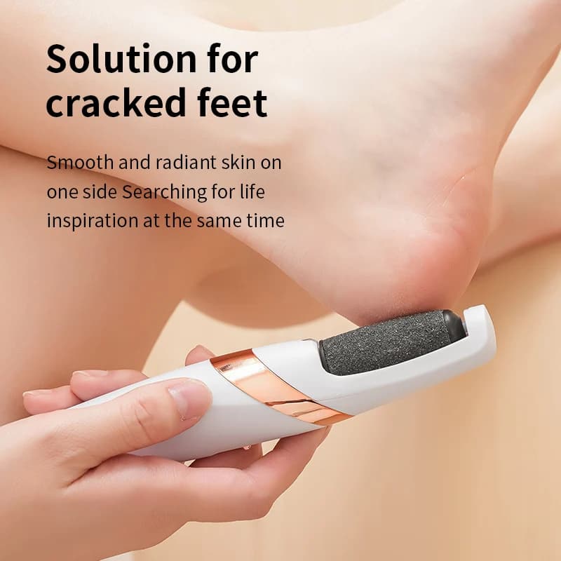 USB rechargeable electric foot grinder with dual heads — image 4