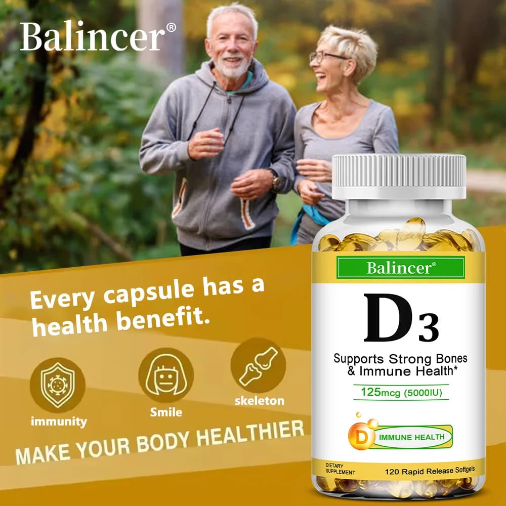 Vitamin D3 5000 IU supplement bottle — image 4