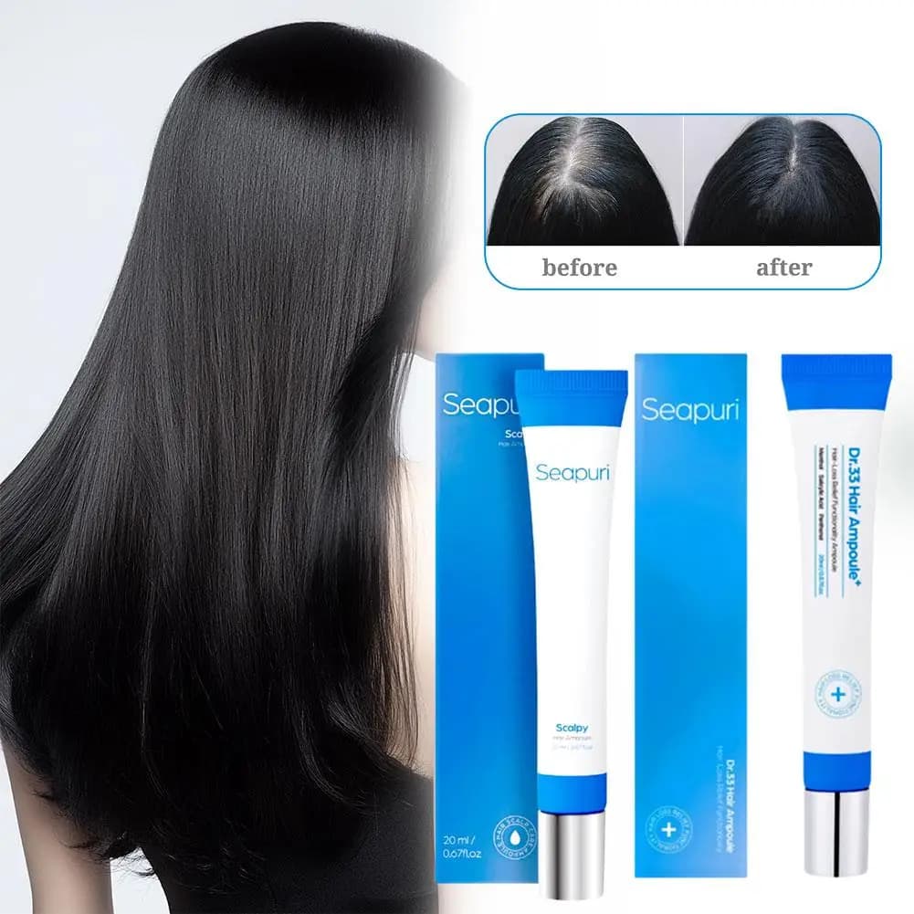 Rosemary roll-on hair care essence bottle — image 2