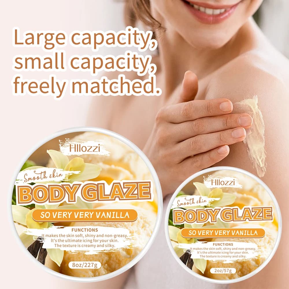 vanilla scented body glaze bottle — image 5