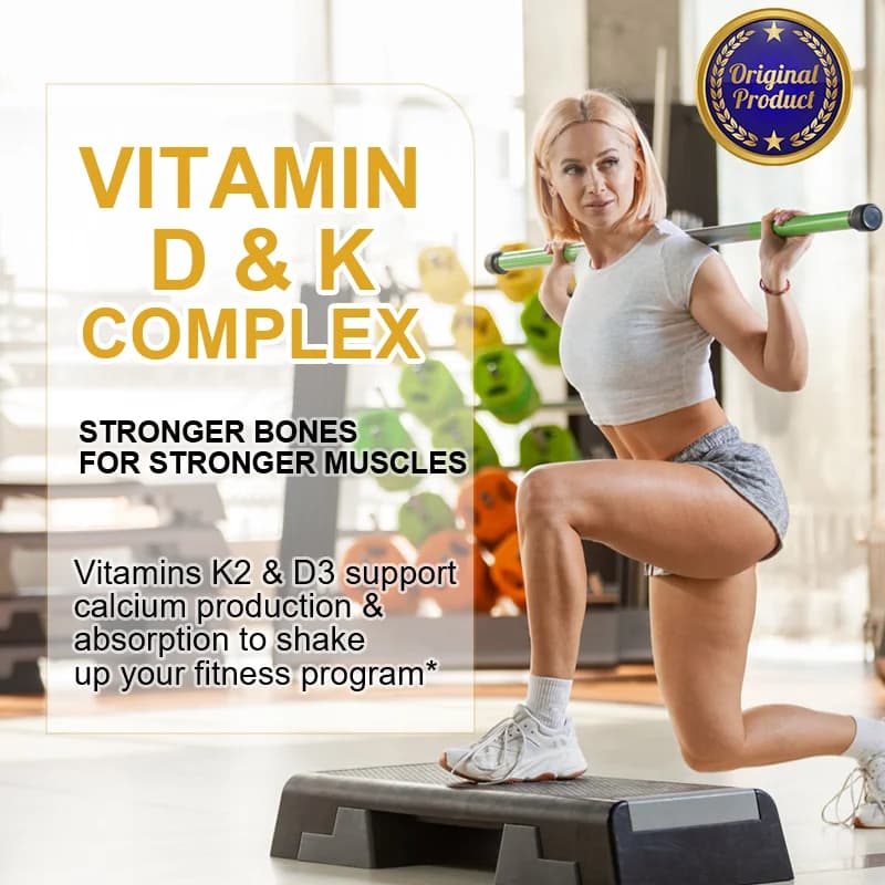 Vitamin D3 + K2 capsules bottle — image 6