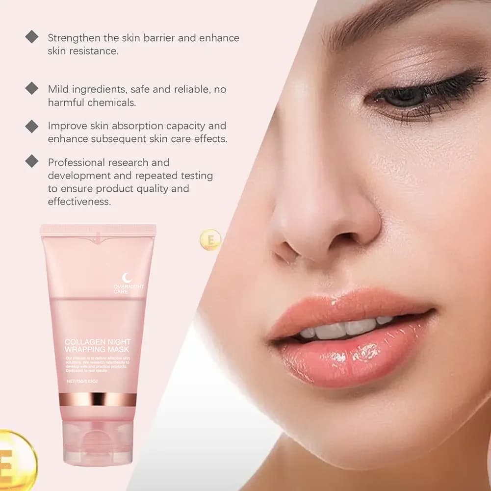 collagen peel-off night mask in packaging — image 3