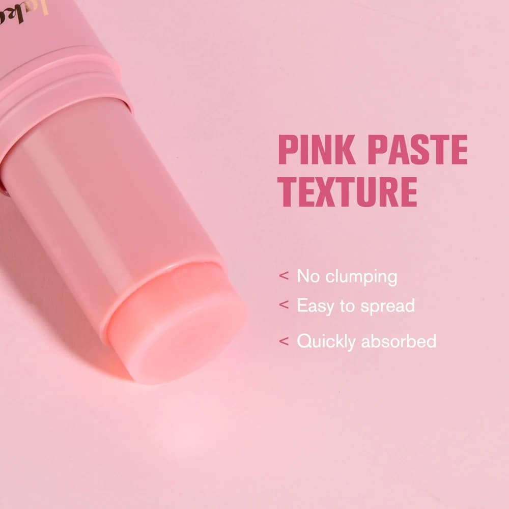 Pink hydrating facial balm stick — image 4