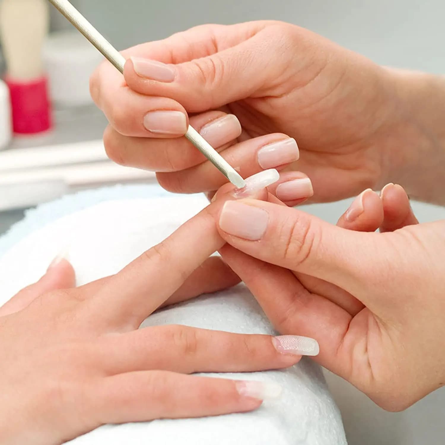 orange wood nail art and cuticle pushers — image 3