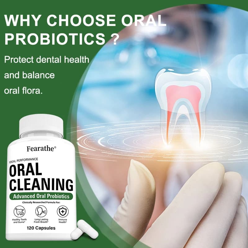Oral Cleanse probiotic supplement bottle — image 5