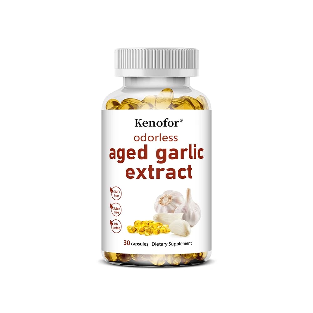 odorless aged garlic extract bottle — image 7