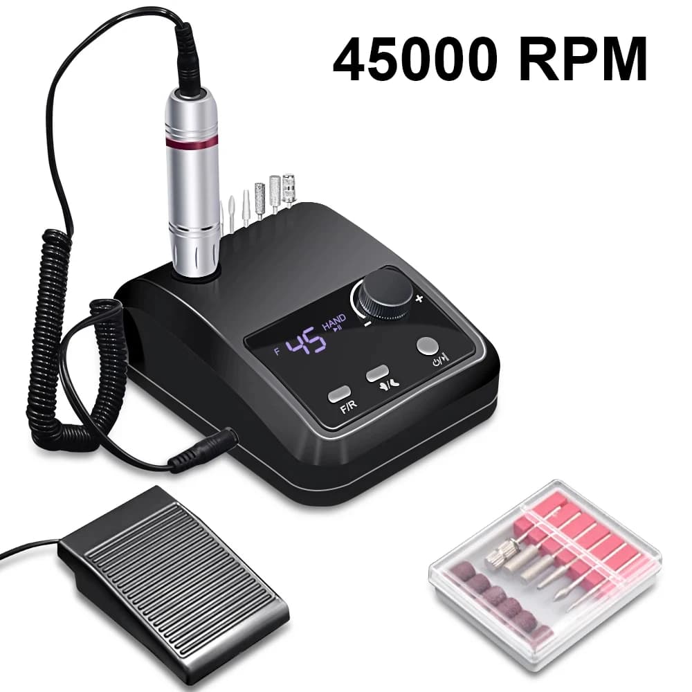 electric nail drill with metal body — image 7