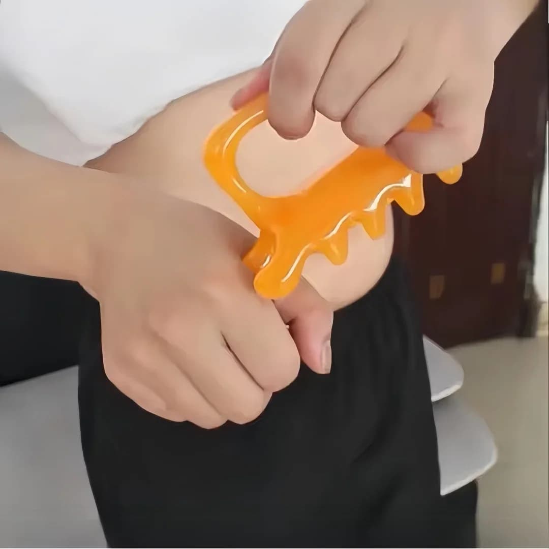 double-sided resin massage comb — image 5