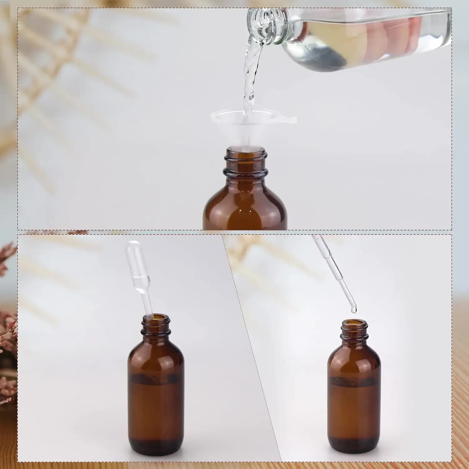 amber glass fine mist spray bottle — image 4