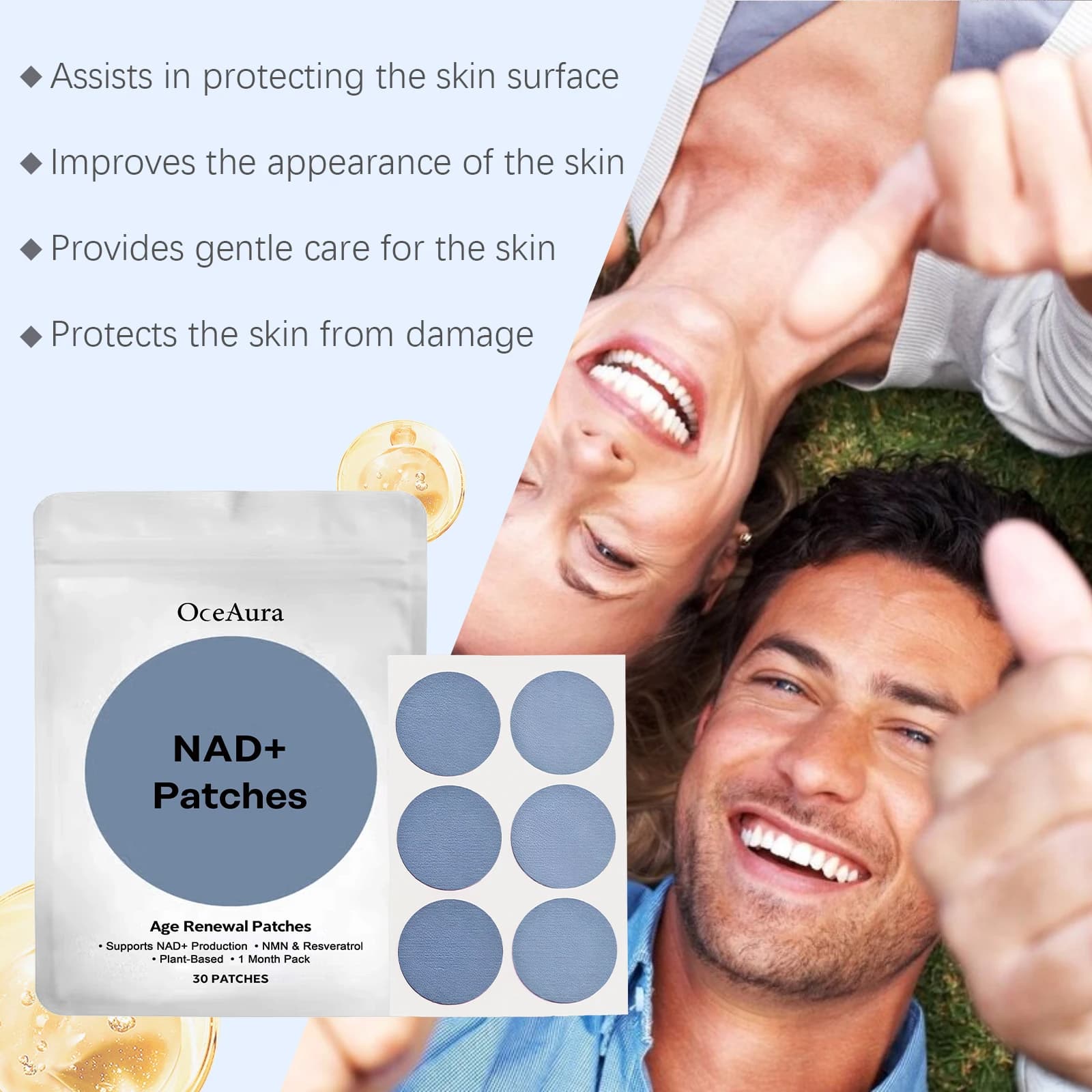 OceAura NAD+ energy boost transdermal patch — image 4