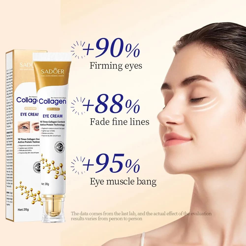 Collagen retinol eye cream tube — image 2