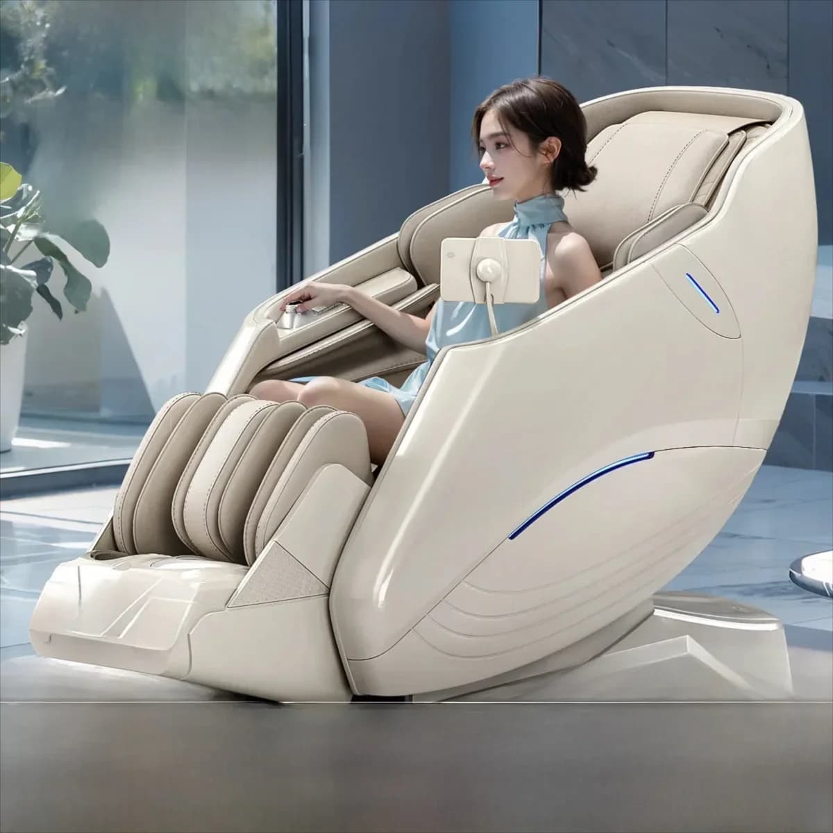Luxury Zero Gravity 4D Massage Chair AI Voice Control SL Track — image 9