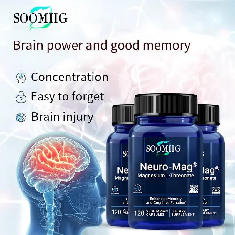 bottles of magnesium threonate capsules — image 3