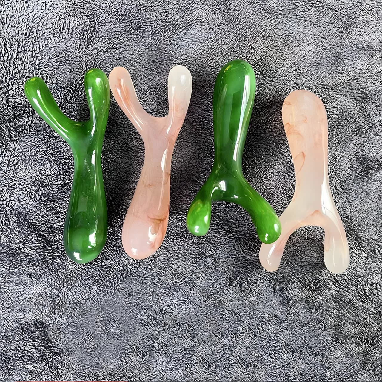 Resin Y‑shape facial guasha tool for nose lifting — image 6