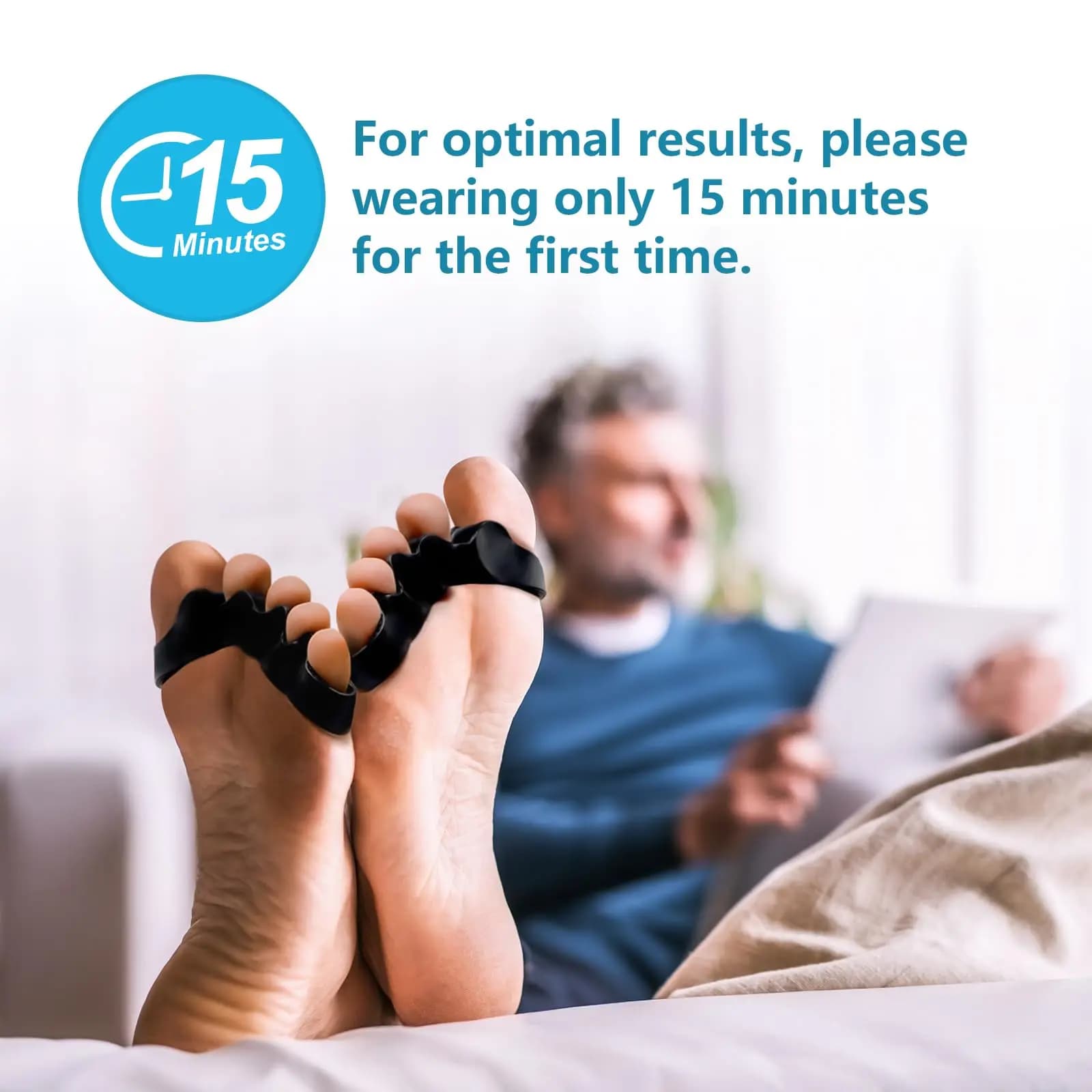 soft silicone toe separators for bunion relief — image 5