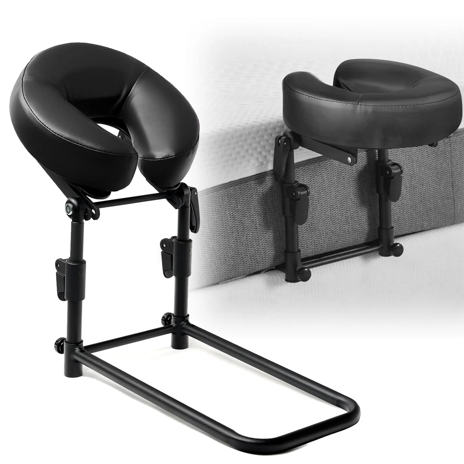 Adjustable Massage Headrest Pillow for Bed