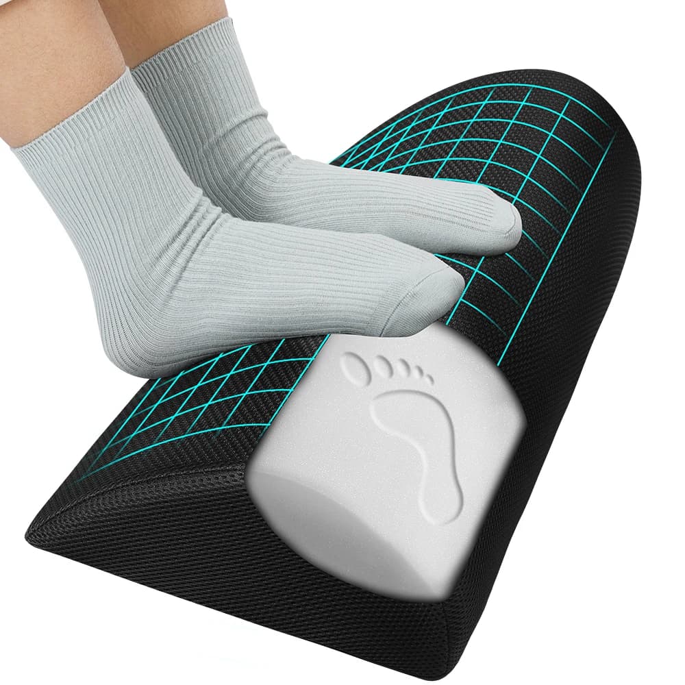 Memory Foam Office Footstool