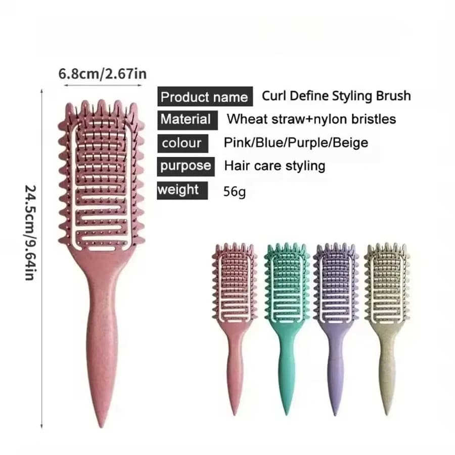 vented curly hair brush for shaping and defining curls — image 3