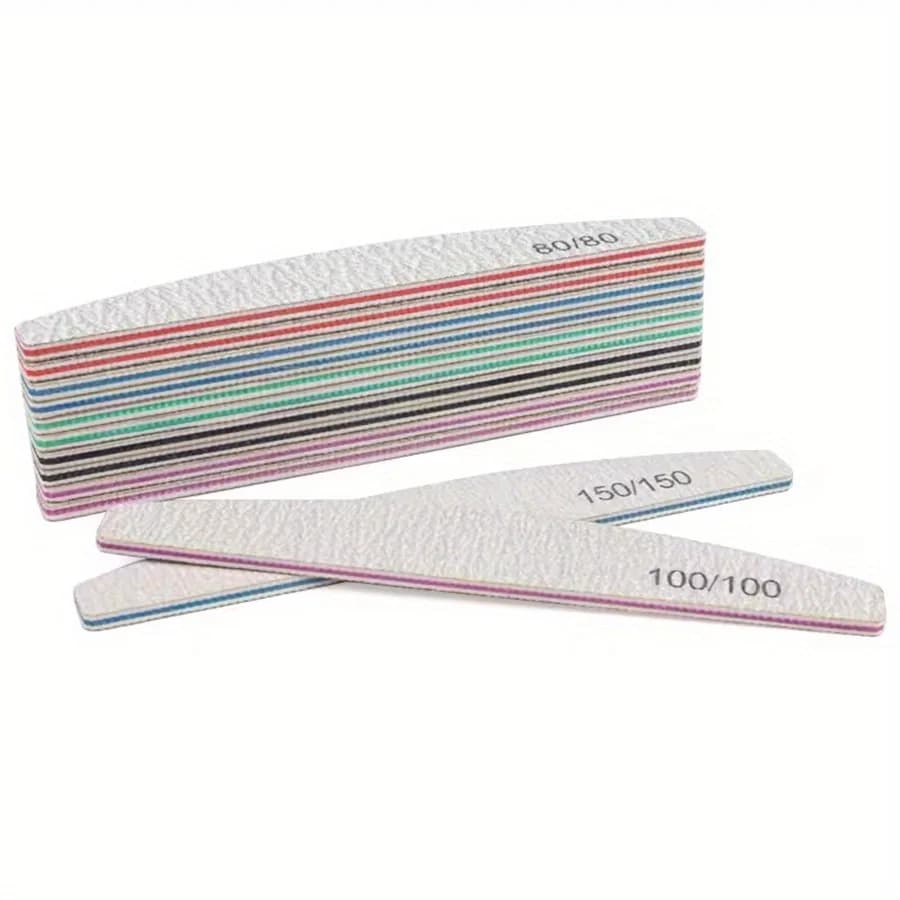 Set of professional nail files with 80‑240 grit sandpaper — image 5
