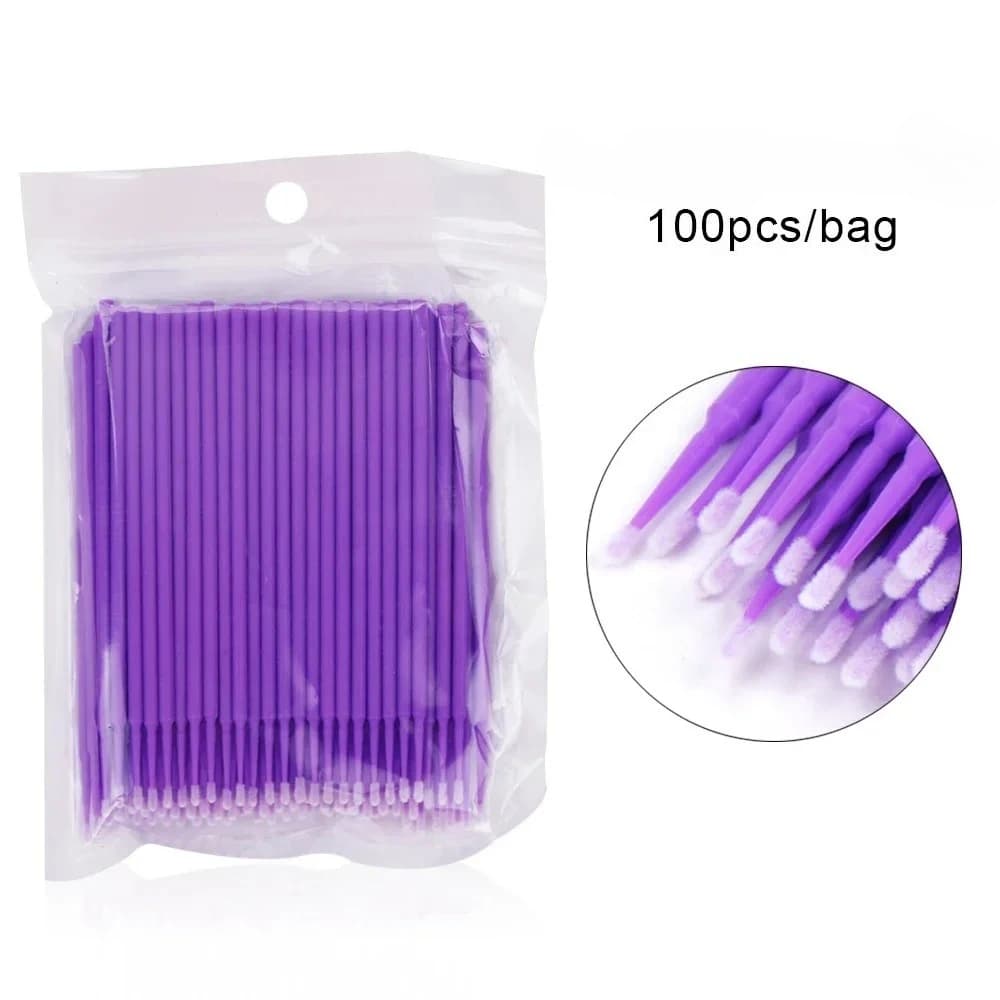 100Pcs/packs mini cotton swab for easy and precise application — image 7
