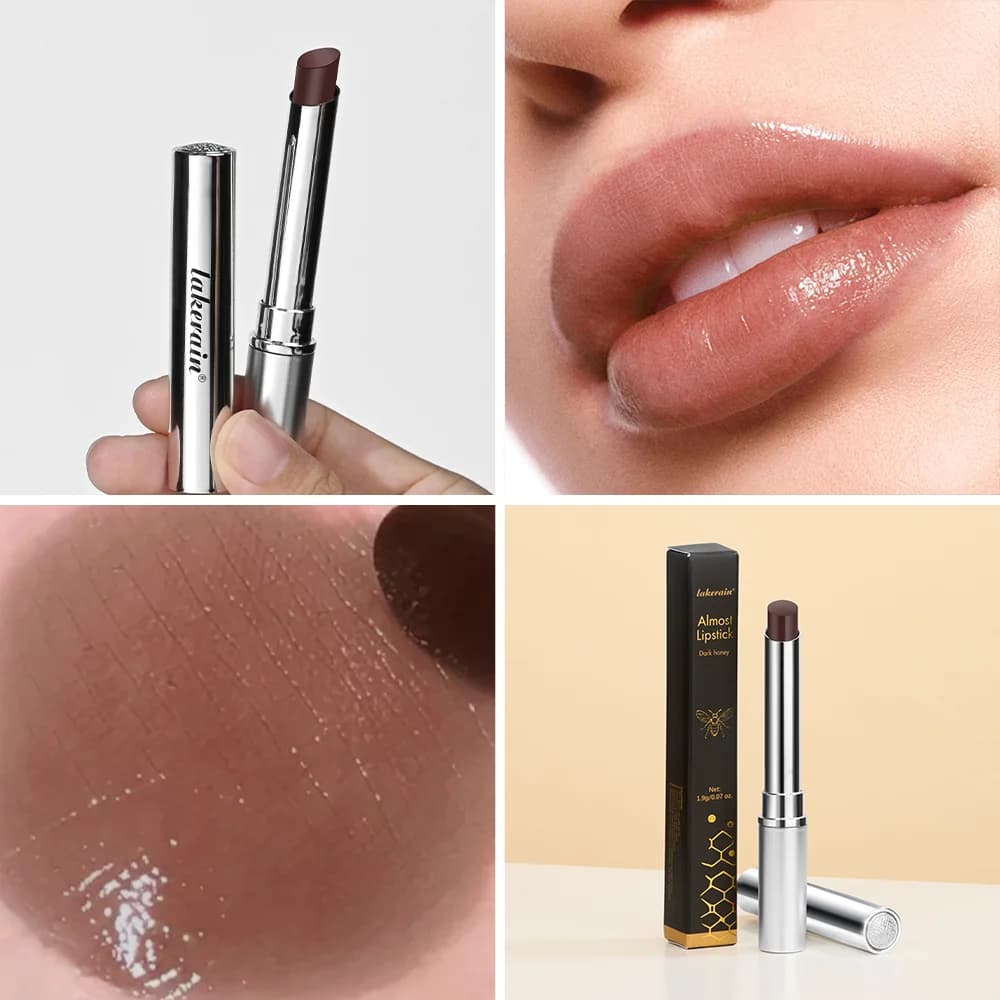 Vitamin E tinted lip balm in black honey shade — image 6
