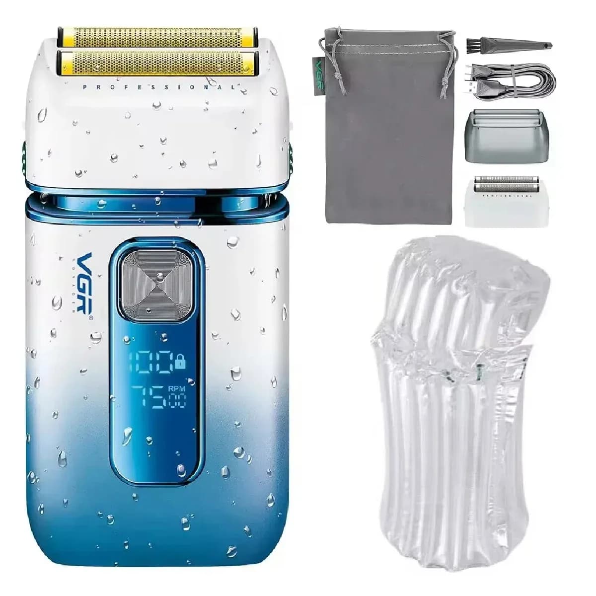 USB rechargeable hair and beard electric shaver — image 7