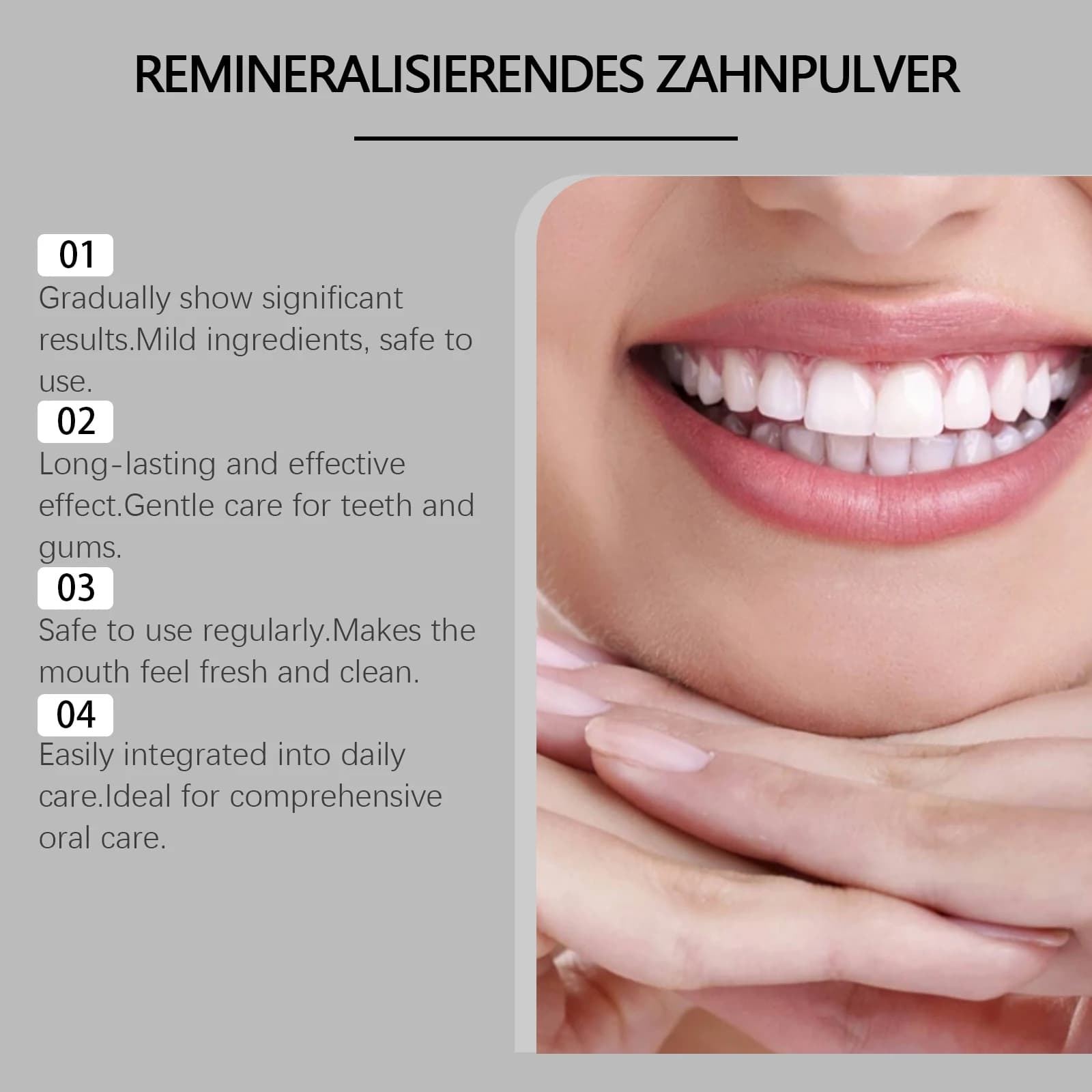 hydroxyapatite teeth whitening powder in a jar — image 4