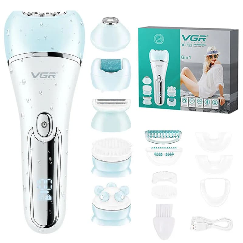 VGR electric women’s epilator with shaver — image 7