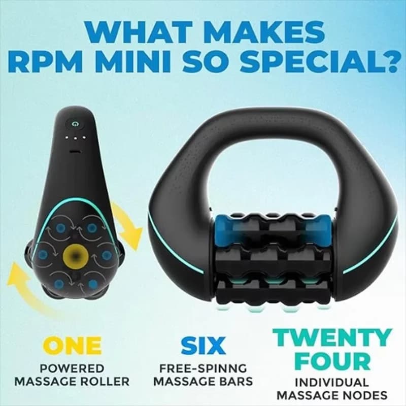 compact rolling percussive massager — image 5