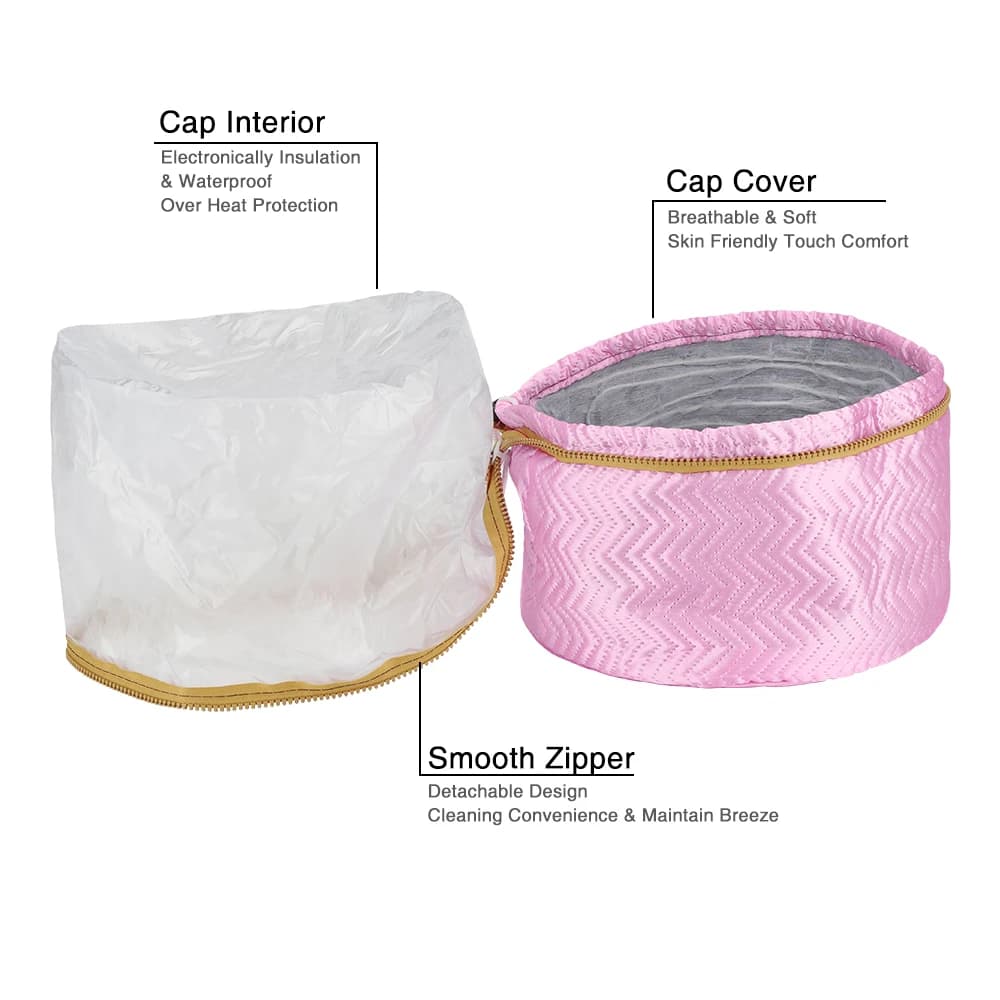 Thermal hair treatment cap with built‑in steamer — image 5