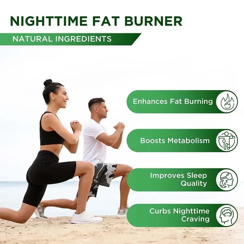 Nighttime weight loss supplement capsule bottle — image 3