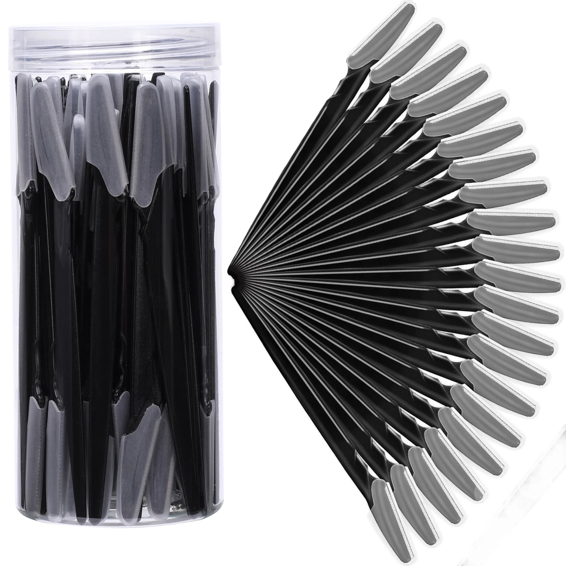 Brow and face razor set with protective cover — image 8