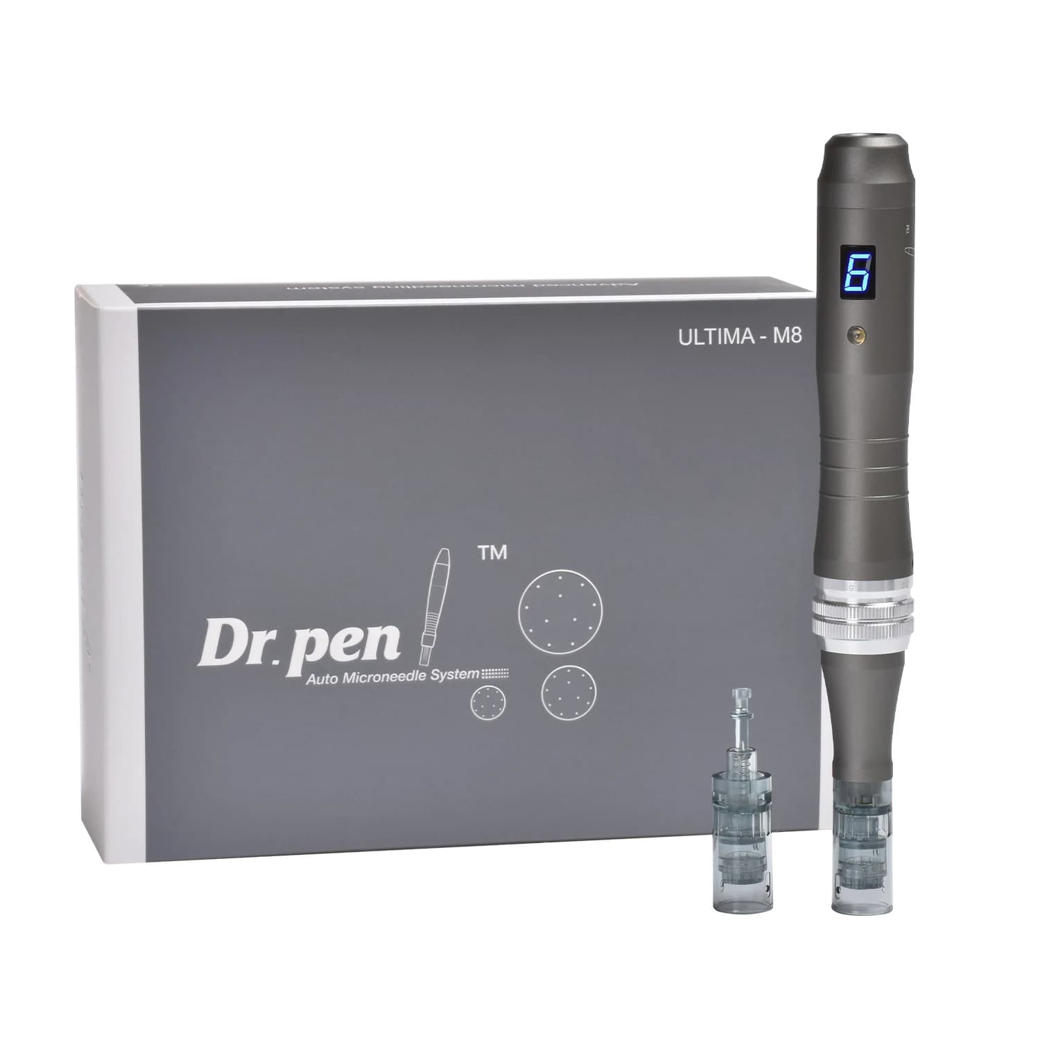 Dr Pen Ultima M8 wireless microneedling pen with cartridges — image 3