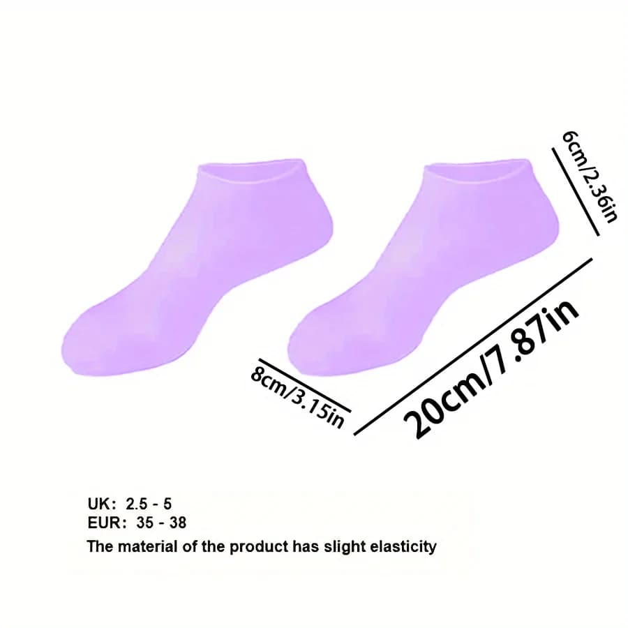 silicone moisturizing foot socks — image 6