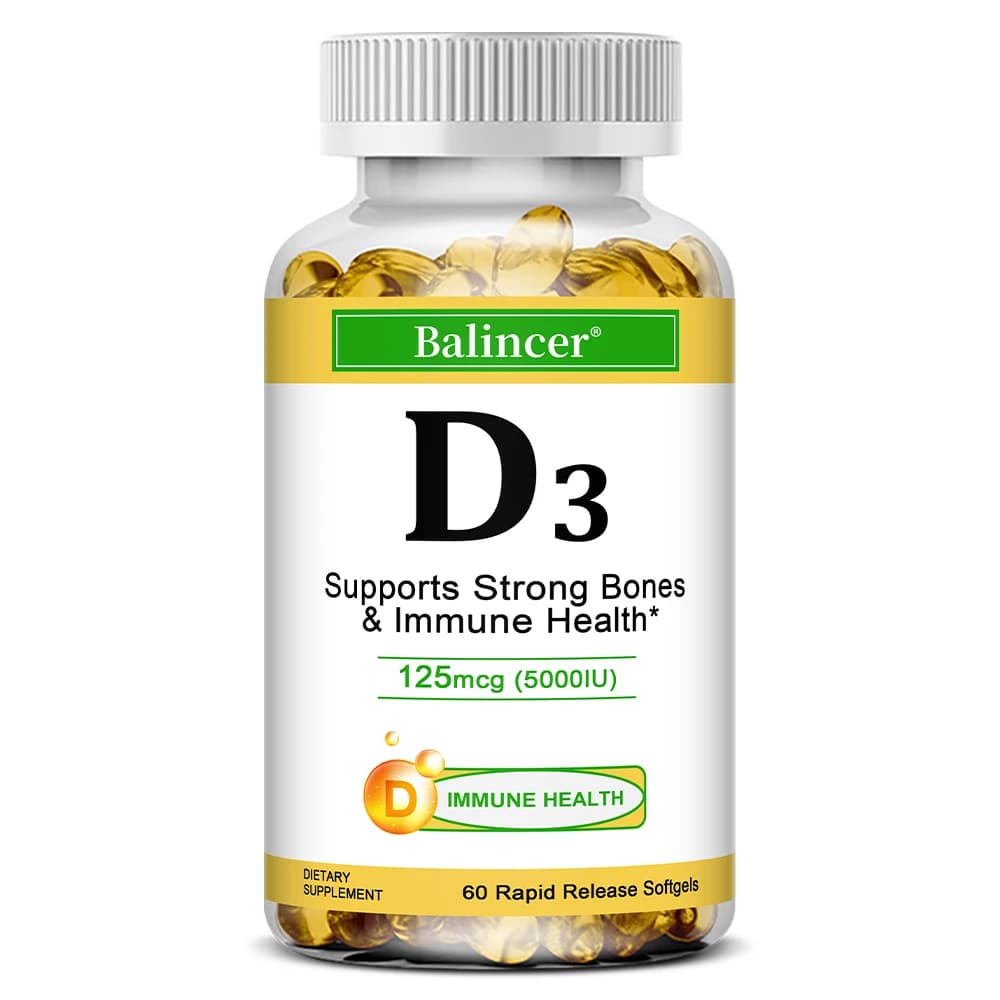 Vitamin D3 5000 IU supplement bottle — image 7