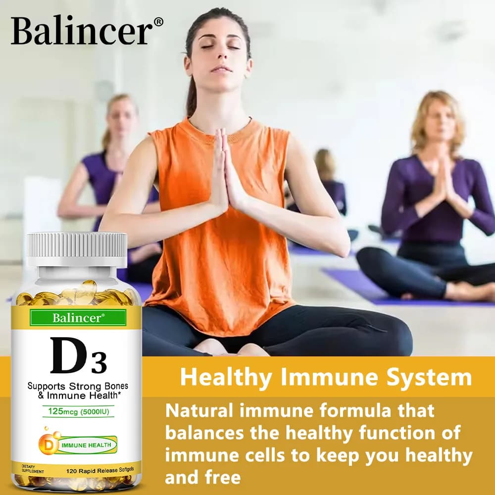 Vitamin D3 5000 IU supplement bottle — image 5
