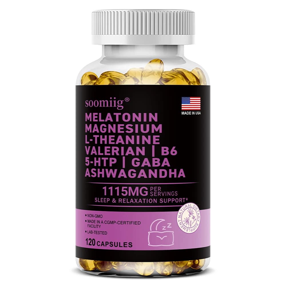 bottle of melatonin 5 mg vegan capsules — image 7