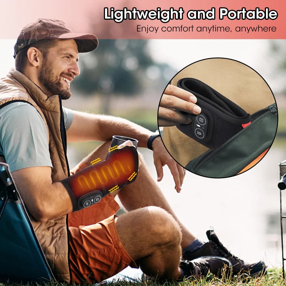 LED red light heating belt with vibration — image 6