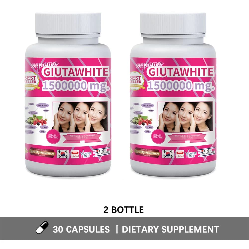 Glutathione skin brightening softgel bottle — image 8