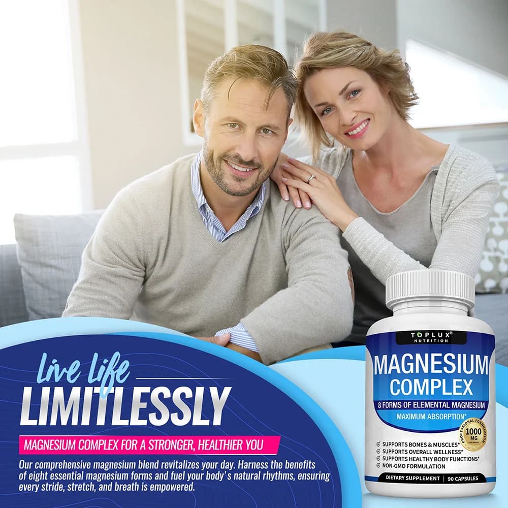 bottles of magnesium complex supplement — image 6
