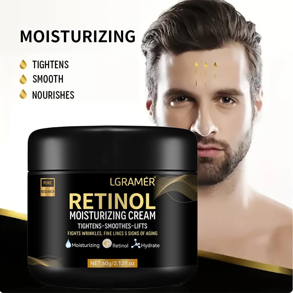 Men's retinol face moisturizer cream — image 3