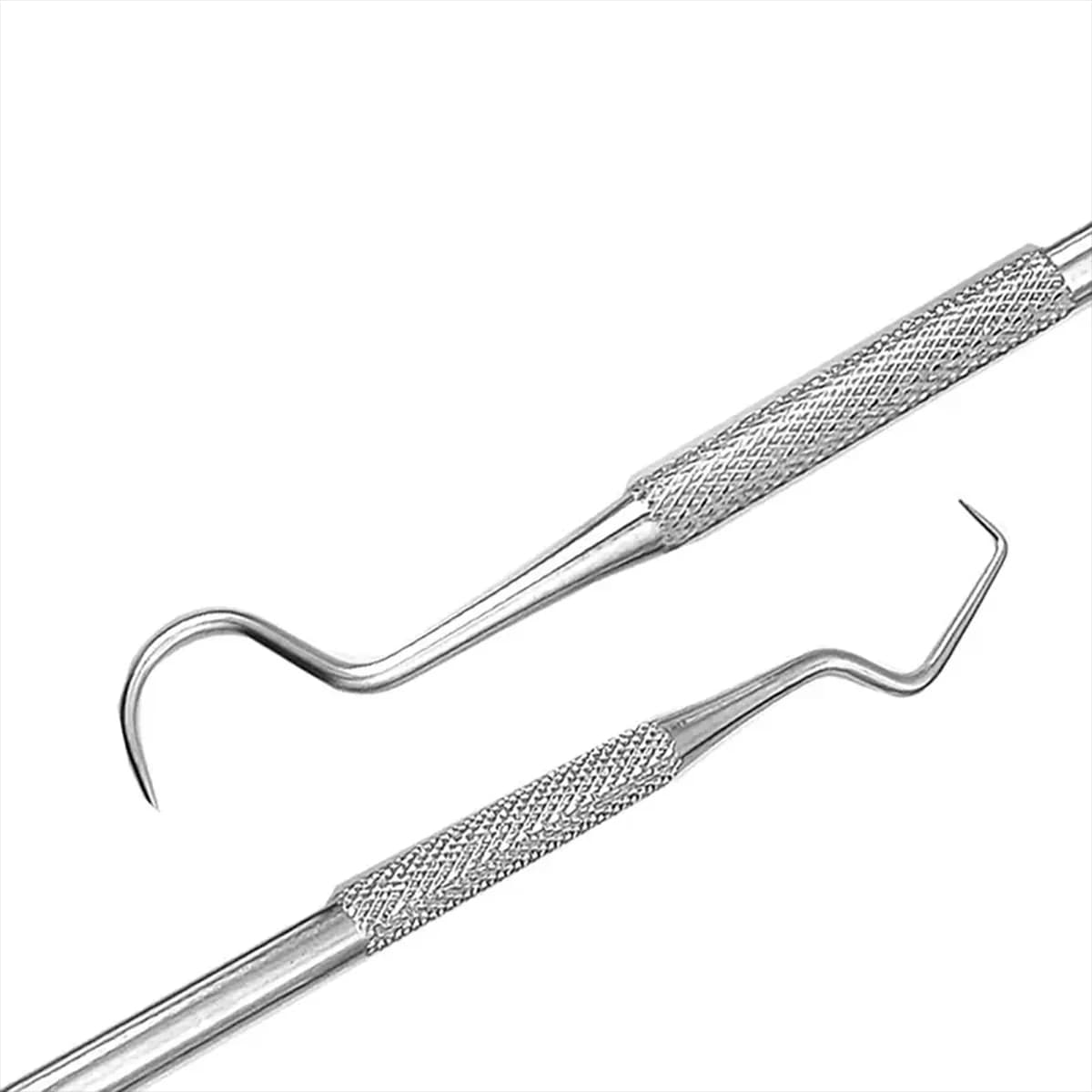Dental cleaning tool set with scissors and flosser — image 6